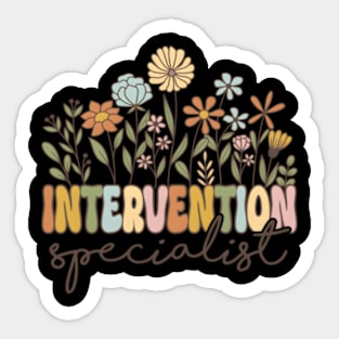 Intervention Specialist Sped Special Education Teacher Sticker